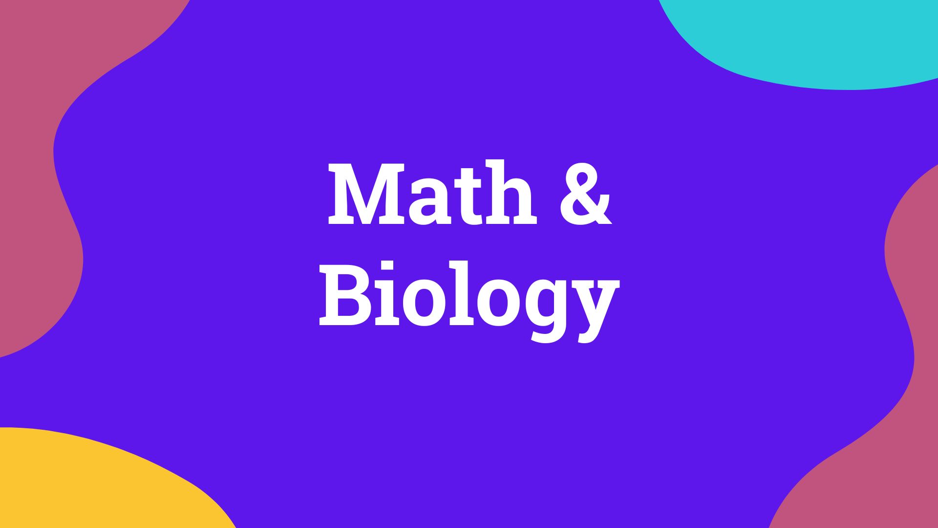 Math & Biology image