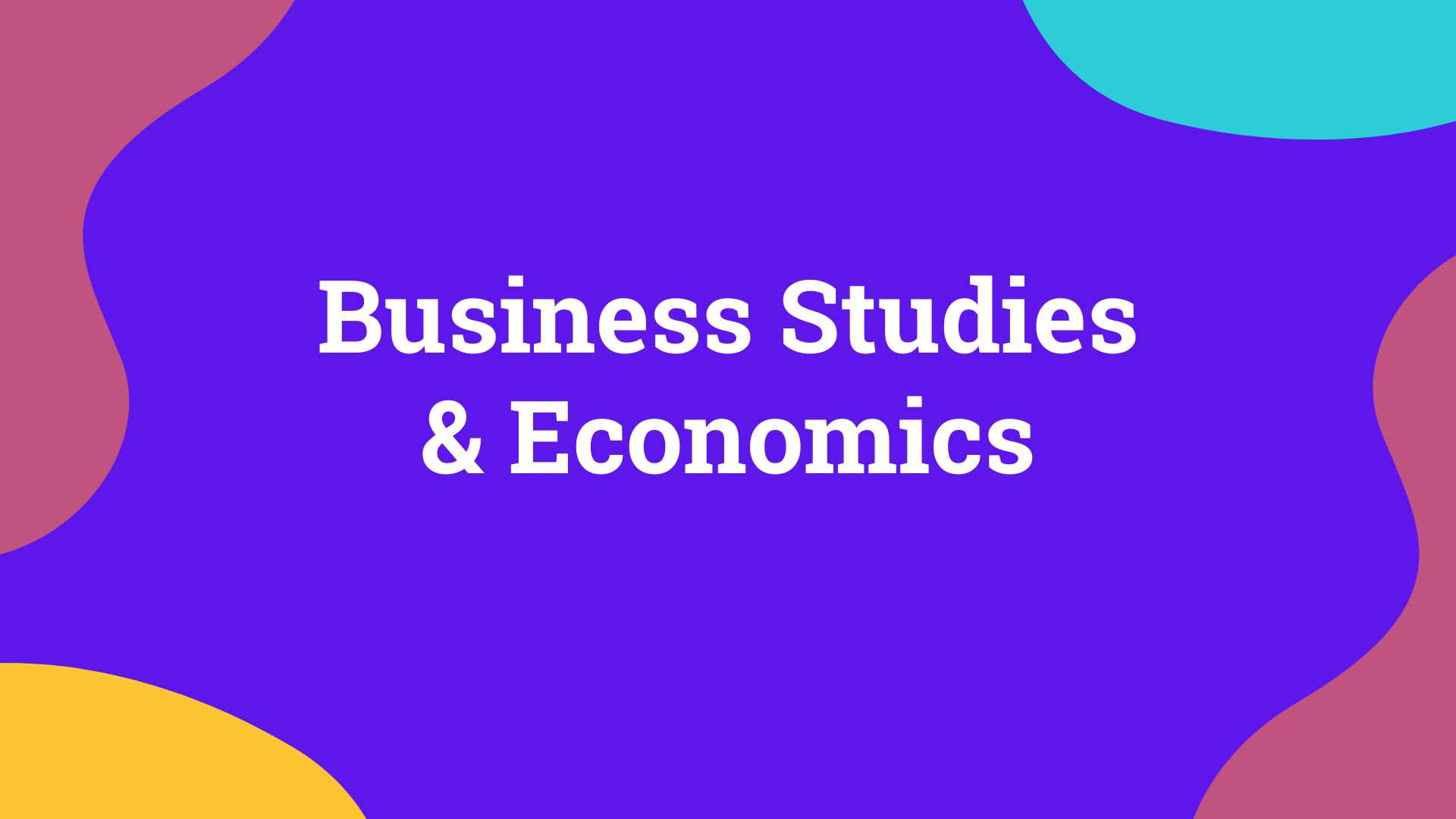 Business Studies & Economics image