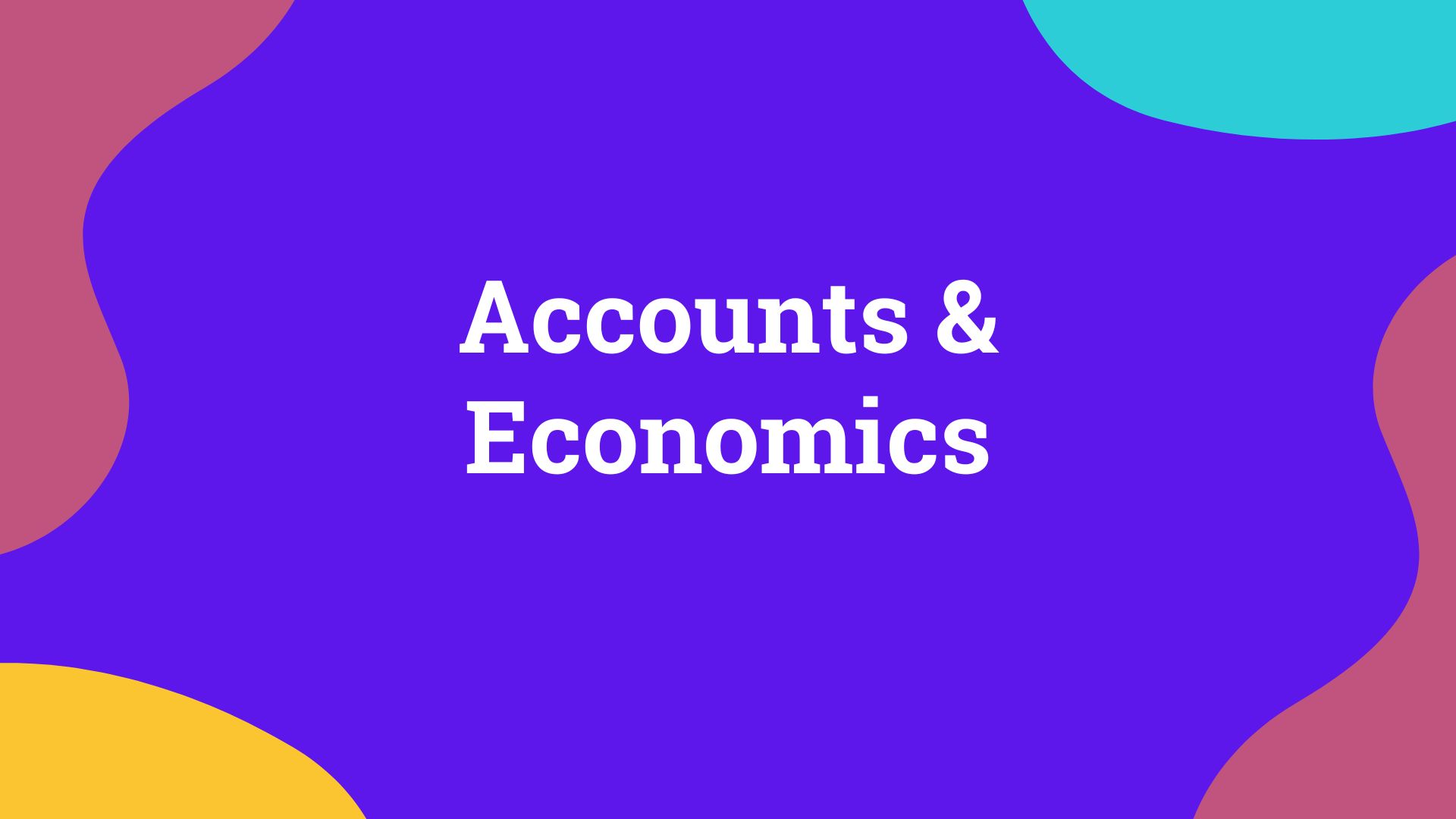 Accounts & Economics image